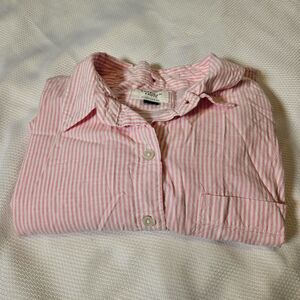 American Eagle Oversized Fit button up striped womens Medium
